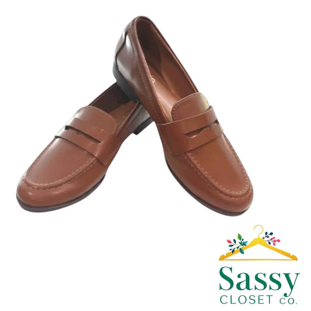 Kensie Gitty Brown Penny Loafers 6 NWOT Dark Academia Officecore Shoes - Picture 3 of 11